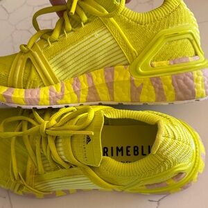 Stella McCartney / Adidas Neon Yellow Athletic Shoes